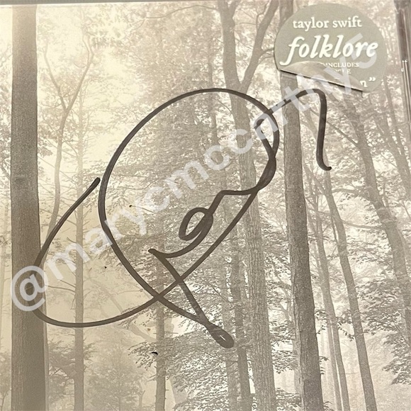 SIGNED Taylor Swift Folklore CD | New & Sealed - Picture 3 of 6